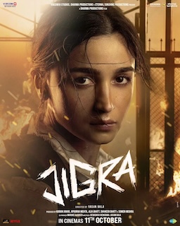 Jigra movie 2024 poster.