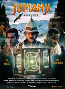 Jumanji: Level One is a fan-made prequel film that delves into the origins of the infamous Jumanji game and how it became the portal to an otherworldly jungle adventure. Set decades before the events of the original Jumanji, this movie explores the creation of the game and its first players. It dives into the mystery of how the board game acquired its magical properties, drawing in unsuspecting players who would be transported into the dangerous and fantastical world of Jumanji. The film offers a unique backstory to the beloved franchise, showing how the cursed game evolved into the perilous adventure it’s known for.
