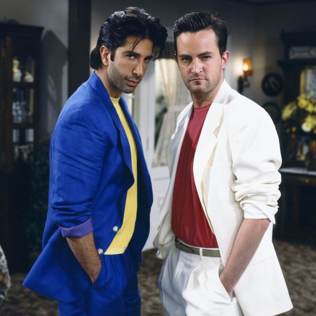 David Schwimmer has left an indelible mark on the entertainment industry, especially with his portrayal of Ross in Friends, a role that continues to resonate with fans across generations. Beyond Friends, Schwimmer has explored a variety of roles, from drama to voice acting, solidifying his versatility as an actor. Here’s an in-depth look at Schwimmer's career and personal life highlights. Thank you for ten incredible years of laughter and creativity.I will never forget your impeccable comic timing and delivery. You could take a straight line of dialogue and bend it to your will, resulting in something so entirely original and unexpectedly funny it still astonishes.And you had heart. Which you were generous with, and shared with us, so we could create a family out of six strangers.This photo is from one of my favorite moments with you. Now it makes me smile and grieve at the same time.I imagine you up there, somewhere, in the same white suit, hands in your pockets, looking around—“Could there BE any more clouds?”
